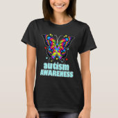 Autisme Awareness Butterfly T-shirt (Voorkant)