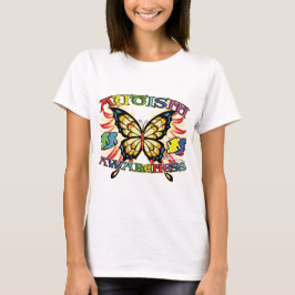 Autisme Awareness Butterfly T-shirt