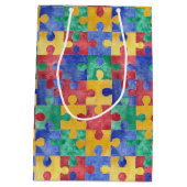 Autisme Awareness-cadeau Medium Cadeauzakje (Achterkant)