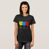 Autisme Awareness Chemical T-shirt (Voorkant volledig)