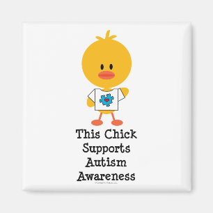 Autisme Awareness Chick Magnet