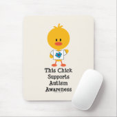 Autisme Awareness Chick Mousepad Muismat (Met muis)