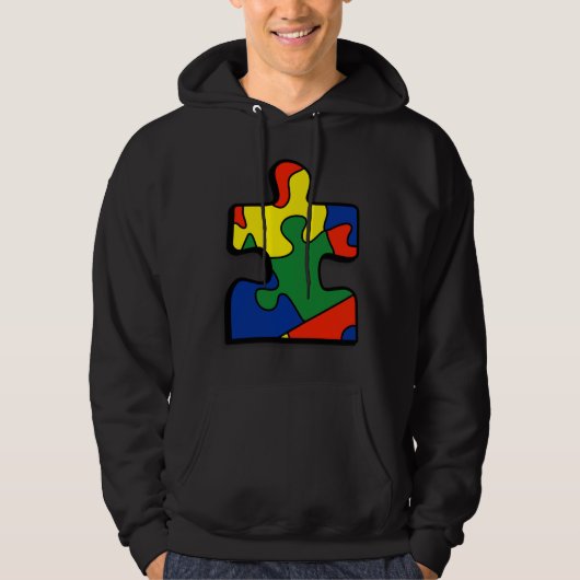 Autisme Awareness Colorful Hoodie (Voorkant)