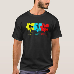 Autisme Awareness Day Puzzle Chemical Element Chem T-shirt