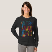 Autisme Awareness Day Puzzle Guitar T-shirt (Voorkant volledig)