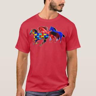 Autisme Awareness Difference Horses Autistic Neuro T-shirt