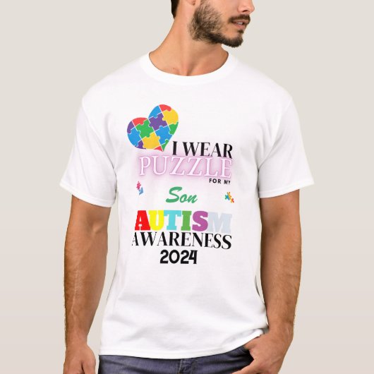 Autisme Awareness Difference is Beauful T-shirt (Voorkant)