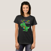 Autisme Awareness Dino Autistic Toddler Boys Cute  T-shirt (Voorkant volledig)