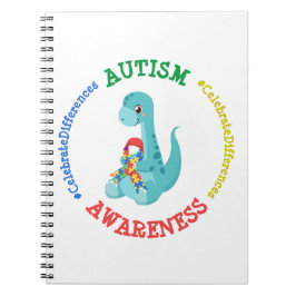 Autisme Awareness Dinosaurs Notitieboek