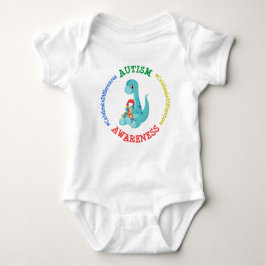 Autisme Awareness Dinosaurs Romper