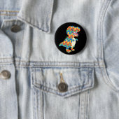 Autisme Awareness Dinosaurs Ronde Button 5,7 Cm (In situ)