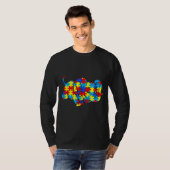 Autisme Awareness Elephant Gift T-shirt (Voorkant volledig)