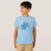 Autisme Awareness Elephant T-Shirt Children's (Voorkant volledig)