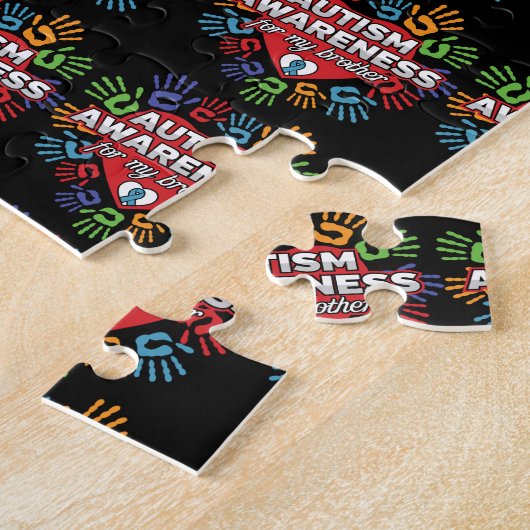 Autisme Awareness for my Brother Legpuzzel (Zijkant)