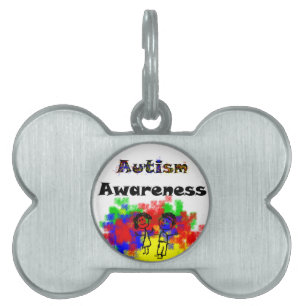 Autisme Awareness Friends Huisdieren Naamplaatje