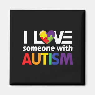 Autisme Awareness Gift Autisme Mam Ik hou van iema Magneet