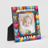 Autisme Awareness Gift Fotoplaat (Voorkant)