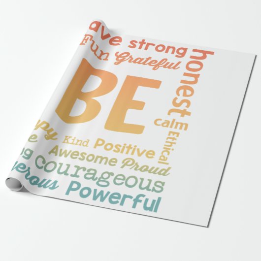 Autisme Awareness Gift Mama Beer ondersteunt Autis Cadeaupapier (Uitgerold)