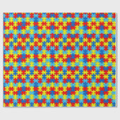 Autisme Awareness Gift Wrap Cadeaupapier (Vlak)