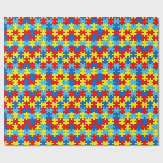 Autisme Awareness Gift Wrap Cadeaupapier (Vlak)