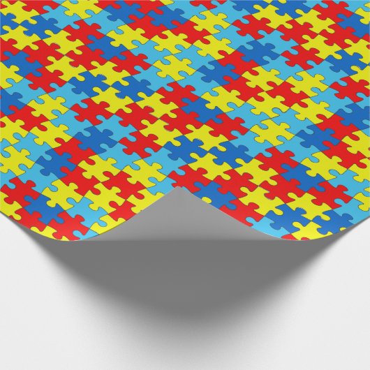 Autisme Awareness Gift Wrap Cadeaupapier (Hoek)