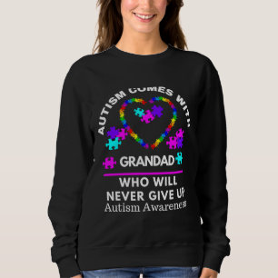 Autisme Awareness Grandad Autisme Awareness Trui