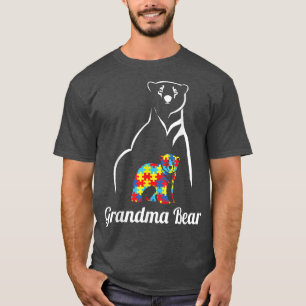 Autisme Awareness Grandma Beer Autistic Grandchild T-shirt