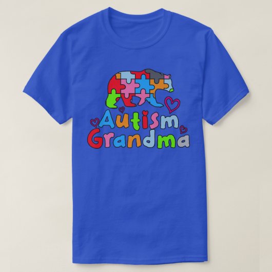 Autisme Awareness Grandma Beer Premium T-shirt (Design voorkant)