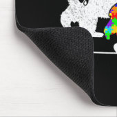 Autisme Awareness Grandma Beer Support Autistic Ad Muismat (Hoek)