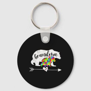 Autisme Awareness Grandma Beer Support Autistic Ad Sleutelhanger