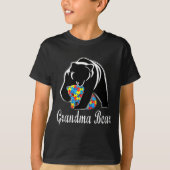 Autisme Awareness Grandma Beer Support Autistic Ad T-shirt (Voorkant)