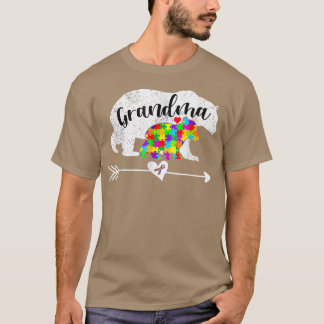 Autisme Awareness Grandma Beer Support Autistic Ad T-shirt