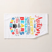 Autisme Awareness Hand Towel Handdoek (Handdoek)