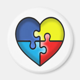 Autisme Awareness hart Magneet