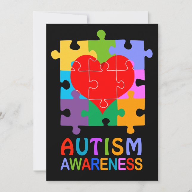 Autisme Awareness Heart (Voorkant)