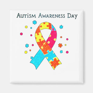 Autisme Awareness Heart Magneet