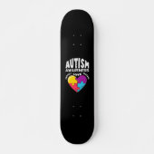 Autisme Awareness Heart Persoonlijk Skateboard (Voorkant)