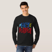 Autisme Awareness Hey Mama T-shirt (Voorkant volledig)