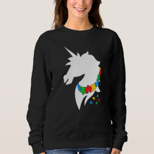Autisme Awareness Horse Color Puzzle Kindness Auti Trui