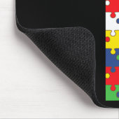 Autisme Awareness Jesus Cross Puzzle Cool Christel Muismat (Hoek)