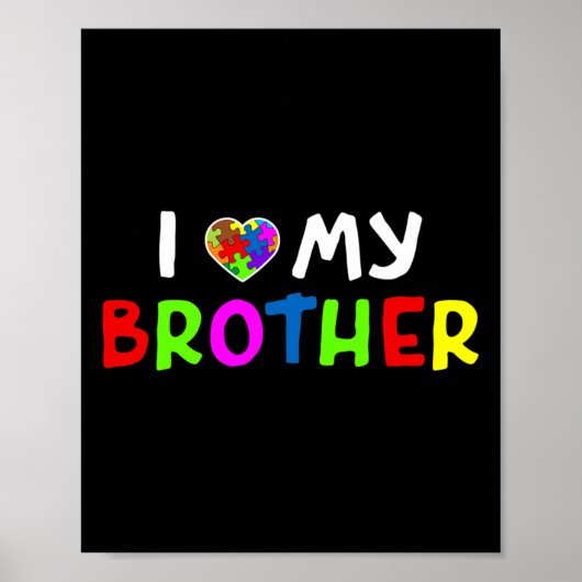 Autisme Awareness Kinder Brothers Poster (Voorkant)