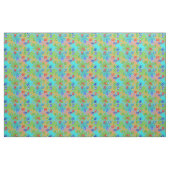 Autisme Awareness Kinder Hands Puzzle Piments Stof (Fat Quarter)