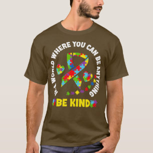 Autisme Awareness Kindness Ribbon Heart T-shirt