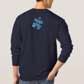 Autisme Awareness Long-Sleeve T-Shirt (Achterkant)