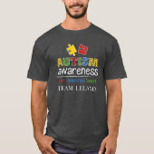 Autisme Awareness Love Begint Support Custom T-shirt (Voorkant)