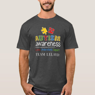 Autisme Awareness Love Begint Support Custom T-shirt