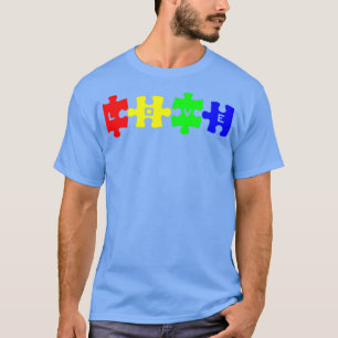 Autisme Awareness Love puzzle stuks T-shirt