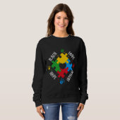 Autisme Awareness Love Teach Hope Trui (Voorkant volledig)