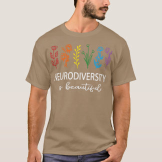 Autisme Awareness Maand Neurodiversity is Beauful T-shirt
