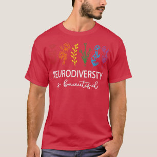 Autisme Awareness Maand Neurodiversity is Beauful T-shirt